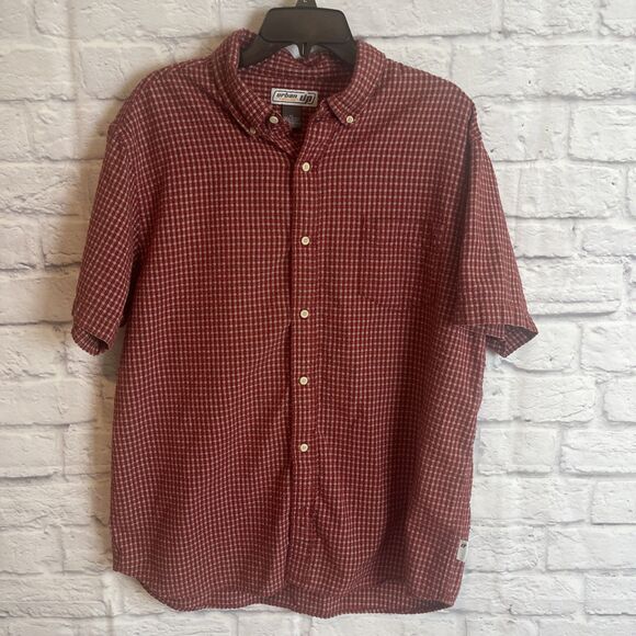 Urban Pipeline Up Men’s Short Sleeve Casual Cotton Button Down Size XL - Picture 1 of 7